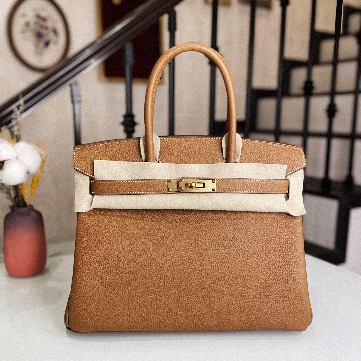 Birkin 30 CC37 金棕金扣Togo皮